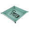 Mom Quotes and Sayings 9" x 9" Teal Leatherette Snap Up Tray - MAIN