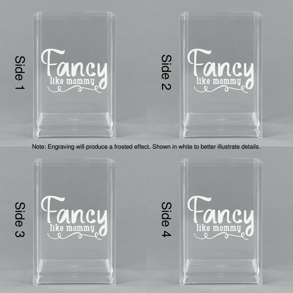 Mom Quotes and Sayings Acrylic Pen Holder - All Sides