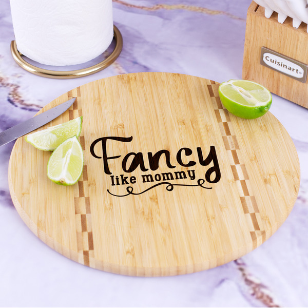 Mom Quotes and Sayings Bamboo Cutting Board - In Context