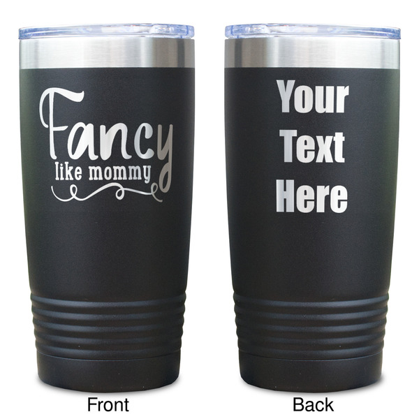 Mom Quotes and Sayings Black Polar Camel Tumbler - 20oz - Double Sided  - Approval