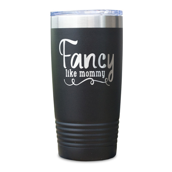 Mom Quotes and Sayings Black Polar Camel Tumbler - 20oz - Single Sided - Approval