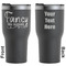 Mom Quotes and Sayings Black RTIC Tumbler - Front and Back