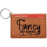 Mom Quotes and Sayings Leatherette Keychain ID Holder