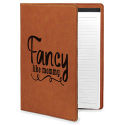 Mom Quotes and Sayings Leatherette Portfolio with Notepad