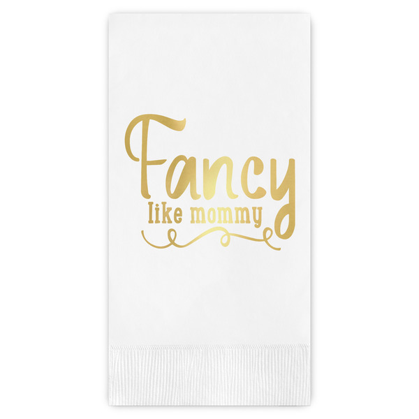 Custom Mom Quotes and Sayings Guest Napkins - Foil Stamped