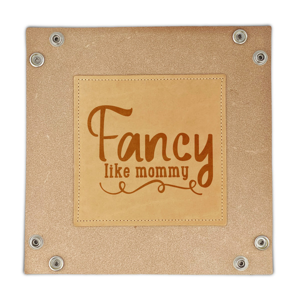 Mom Quotes and Sayings Genuine Leather Valet Trays - FRONT (flat)