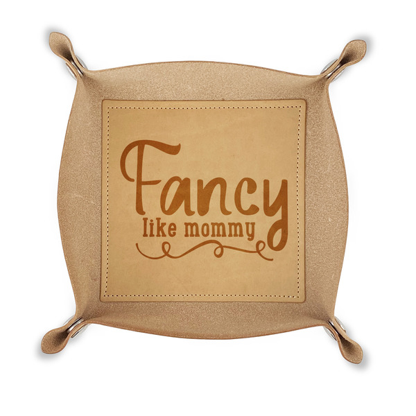 Custom Mom Quotes and Sayings Genuine Leather Dice Tray