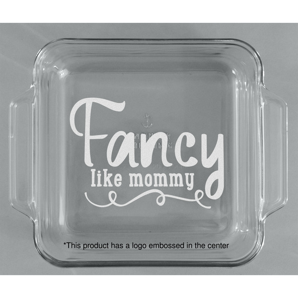 Mom Quotes and Sayings Glass Cake Dish - APPROVAL (8x8)