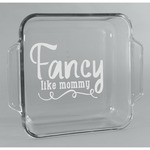 Mom Quotes and Sayings Glass Cake Dish - 8in x 8in