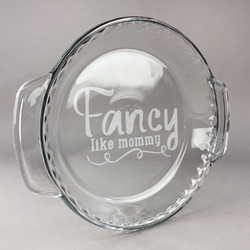 Mom Quotes and Sayings Glass Pie Dish - 9.5in Round