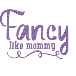 Mom Quotes and Sayings Glitter Sticker Decal - Up to 9"X9" (Personalized)