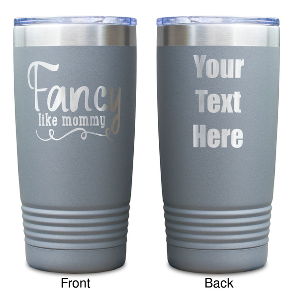 Mom Quotes and Sayings Gray Polar Camel Tumbler - 20oz - Double Sided - Approval