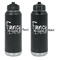 Mom Quotes and Sayings Laser Engraved Water Bottles - Front & Back Engraving - Front & Back View