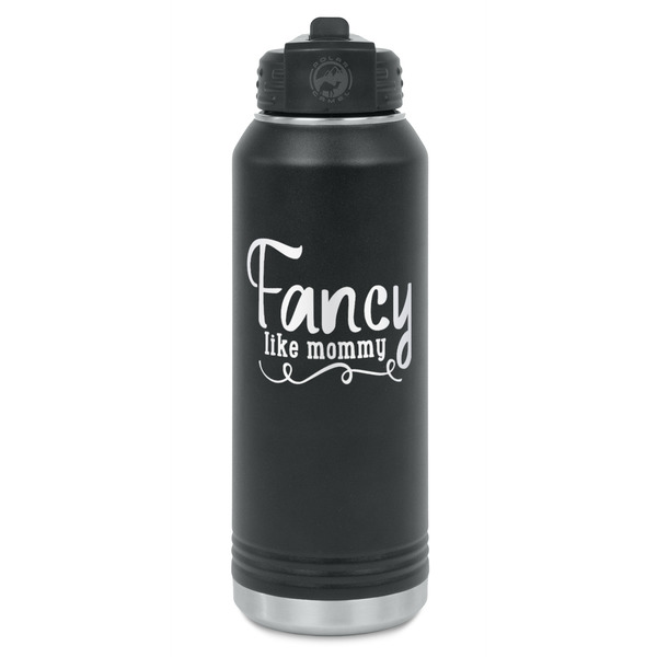 Custom Mom Quotes and Sayings Water Bottle - Laser Engraved - Front