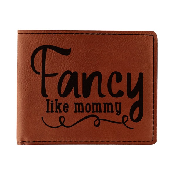 Custom Mom Quotes and Sayings Leatherette Bifold Wallet - Single Sided