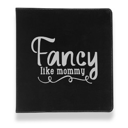 Mom Quotes and Sayings Leather Binder - 1" - Black