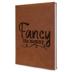 Mom Quotes and Sayings Leather Sketchbook