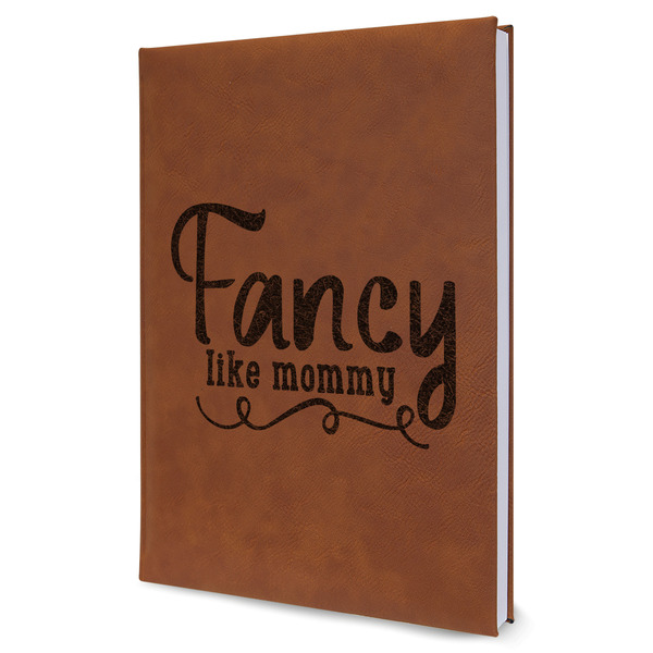 Custom Mom Quotes and Sayings Leather Sketchbook - Large - Double Sided