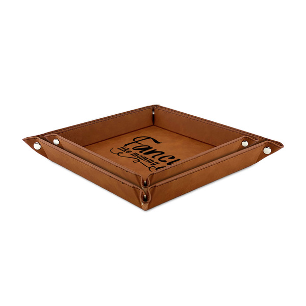 Mom Quotes and Sayings Leather Valet Trays - TRAYS STACKED (both trays)