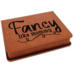 Mom Quotes and Sayings Leatherette 4-Piece Wine Tool Set