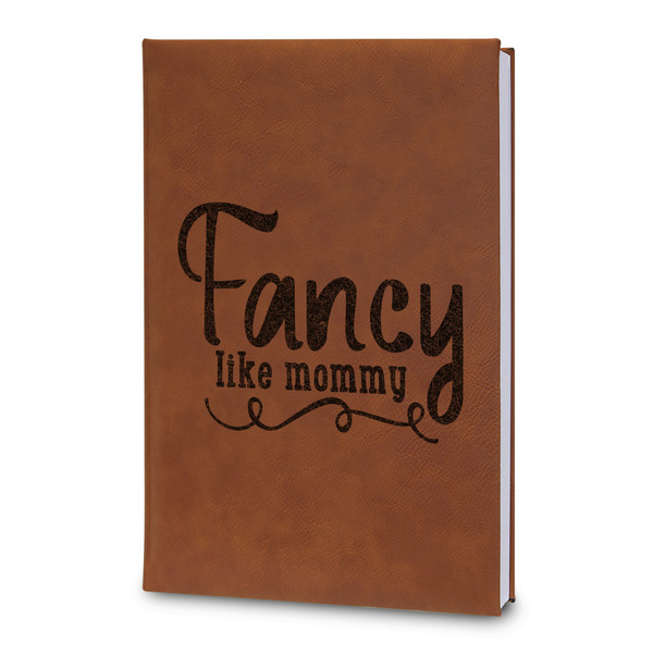 Custom Mom Quotes and Sayings Leatherette Journal - Large - Double Sided