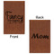 Mom Quotes and Sayings Leatherette Sketchbooks - Small - Double Sided - Front & Back View