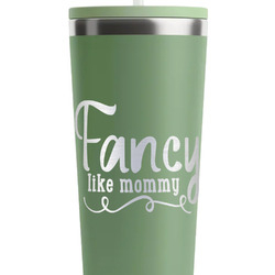 Mom Quotes and Sayings RTIC Everyday Tumbler with Straw - 28oz - Light Green - Single-Sided