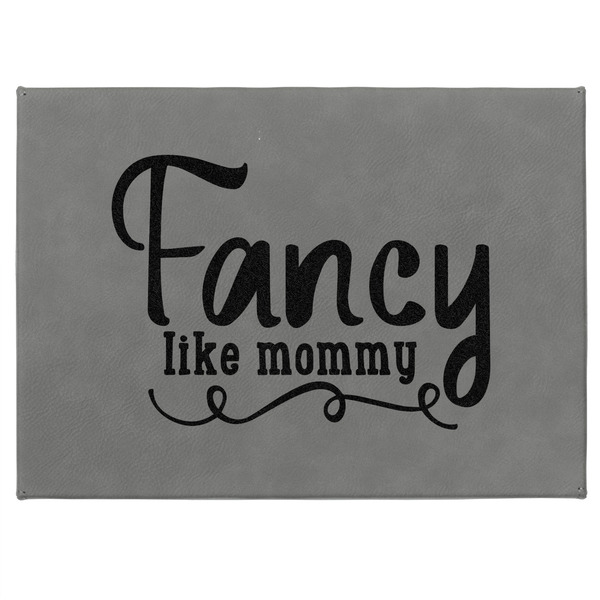 Mom Quotes and Sayings Medium Gift Box with Engraved Leather Lid - Approval