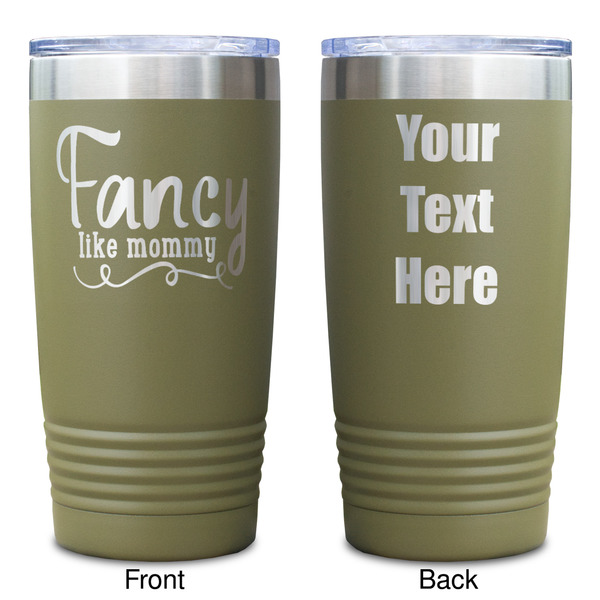 Mom Quotes and Sayings Olive Polar Camel Tumbler - 20oz - Double Sided - Approval