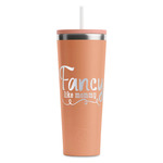 Mom Quotes and Sayings RTIC Everyday Tumbler with Straw - 28oz - Peach - Single-Sided