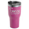 Mom Quotes and Sayings RTIC Tumbler - Magenta - Angled