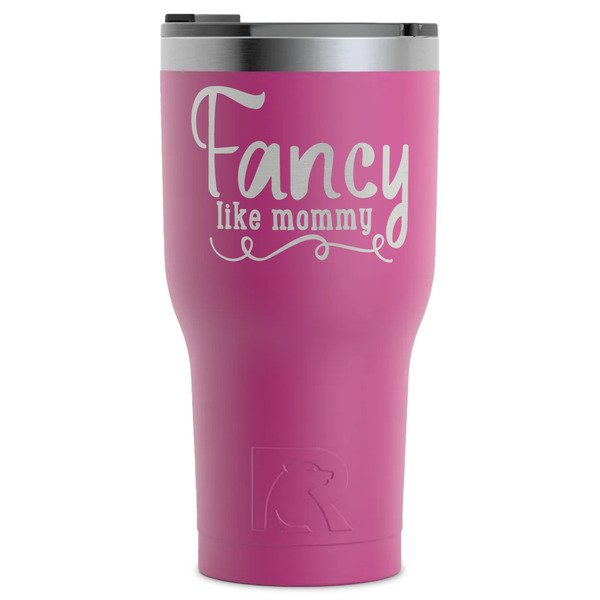 Custom Mom Quotes and Sayings RTIC Tumbler - Magenta - Laser Engraved - Single-Sided