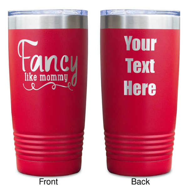 Mom Quotes and Sayings Red Polar Camel Tumbler - 20oz - Double Sided - Approval