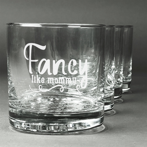 Custom Mom Quotes and Sayings Whiskey Glasses (Set of 4)