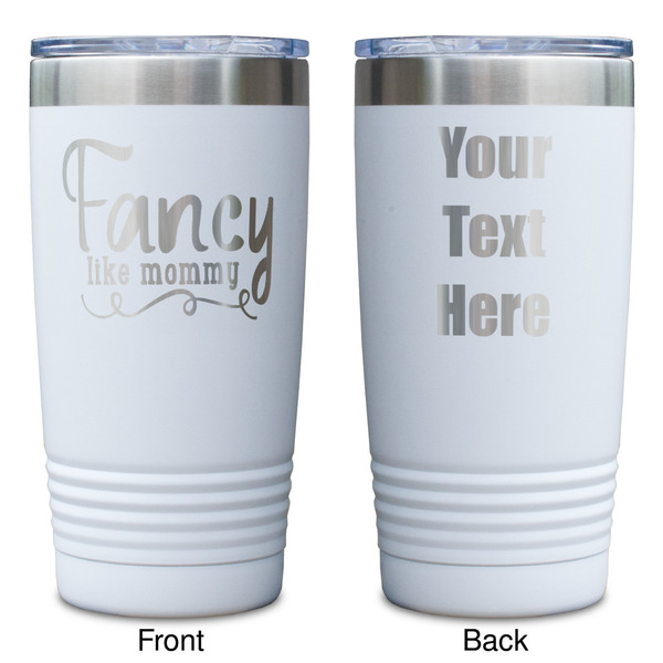 Mom Quotes and Sayings White Polar Camel Tumbler - 20oz - Double Sided - Approval