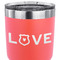 Police Quotes and Sayings 30 oz Stainless Steel Ringneck Tumbler - Coral - CLOSE UP