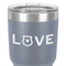Police Quotes and Sayings 30 oz Stainless Steel Ringneck Tumbler - Grey - Close Up