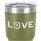 Police Quotes and Sayings 30 oz Stainless Steel Ringneck Tumbler - Olive - Close Up