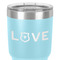 Police Quotes and Sayings 30 oz Stainless Steel Ringneck Tumbler - Teal - Close Up