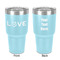 Police Quotes and Sayings 30 oz Stainless Steel Tumbler - Teal - Double-Sided