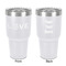 Police Quotes and Sayings 30 oz Stainless Steel Ringneck Tumbler - White - Double Sided - Front & Back