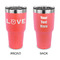 Police Quotes and Sayings 30 oz Stainless Steel Ringneck Tumblers - Coral - Double Sided - APPROVAL