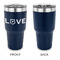 Police Quotes and Sayings 30 oz Stainless Steel Ringneck Tumblers - Navy - Single Sided - APPROVAL