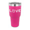Police Quotes and Sayings 30 oz Stainless Steel Tumbler - Pink - Single Sided
