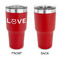 Police Quotes and Sayings 30 oz Stainless Steel Ringneck Tumblers - Red - Single Sided - APPROVAL