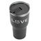 Police Quotes and Sayings Black RTIC Tumbler - (Above Angle)
