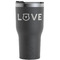 Police Quotes and Sayings Black RTIC Tumbler (Front)