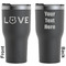 Police Quotes and Sayings Black RTIC Tumbler - Front and Back