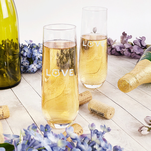 Police Quotes and Sayings Champagne Flute - Single - In Context