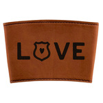 Police Quotes and Sayings Leatherette Cup Sleeve